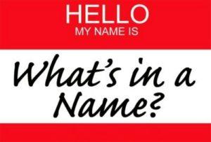 what's in a name