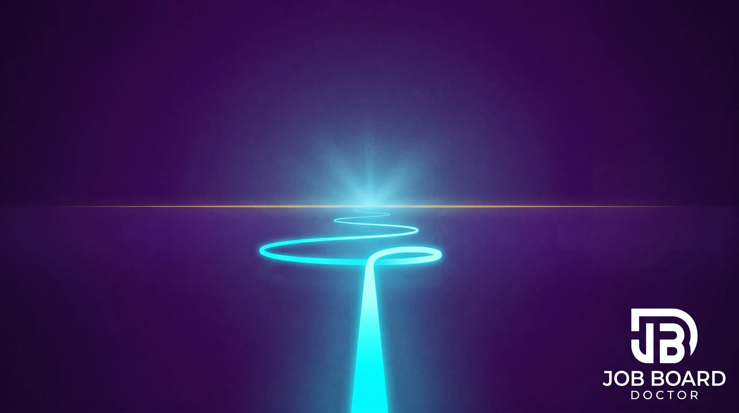 Abstract illustration of a data baseline extending toward the horizon, representing the 2026 Global Recruitment Site Platform Survey and the 2027 edition launching at Job Boards Connect
